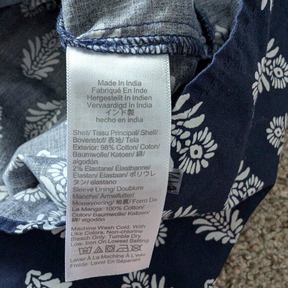 NWOT women's J Crew Factory Cotton Dress, 18T (18 Tall) - Picture 9 of 13